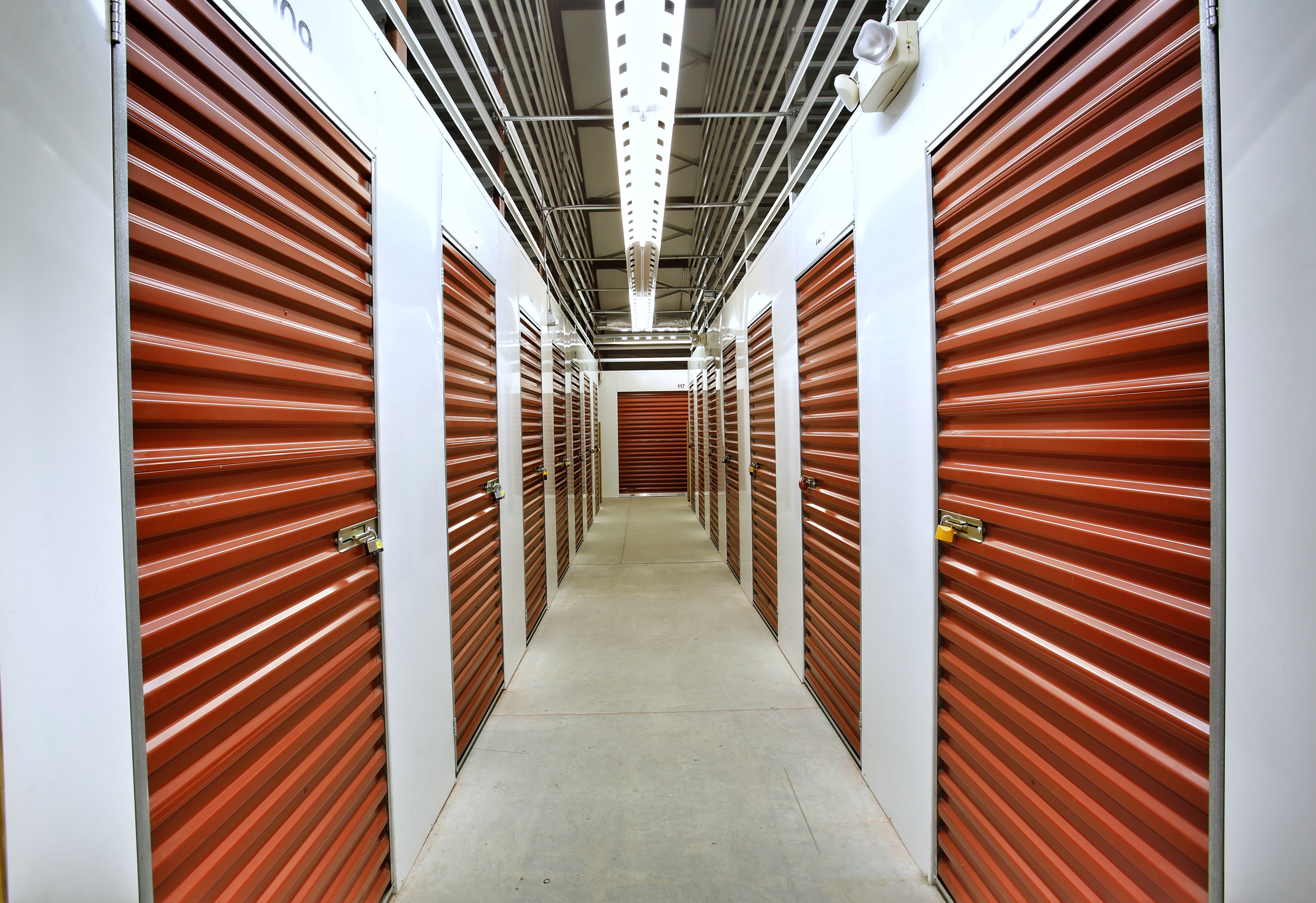 Climate-Controlled storage interior with secure access and easy convenient storage